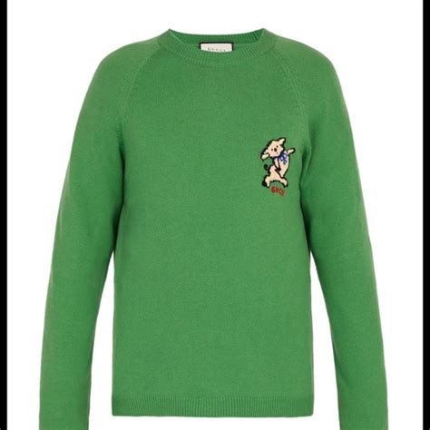 gucci cat sweater replica|gucci piglet sweater.